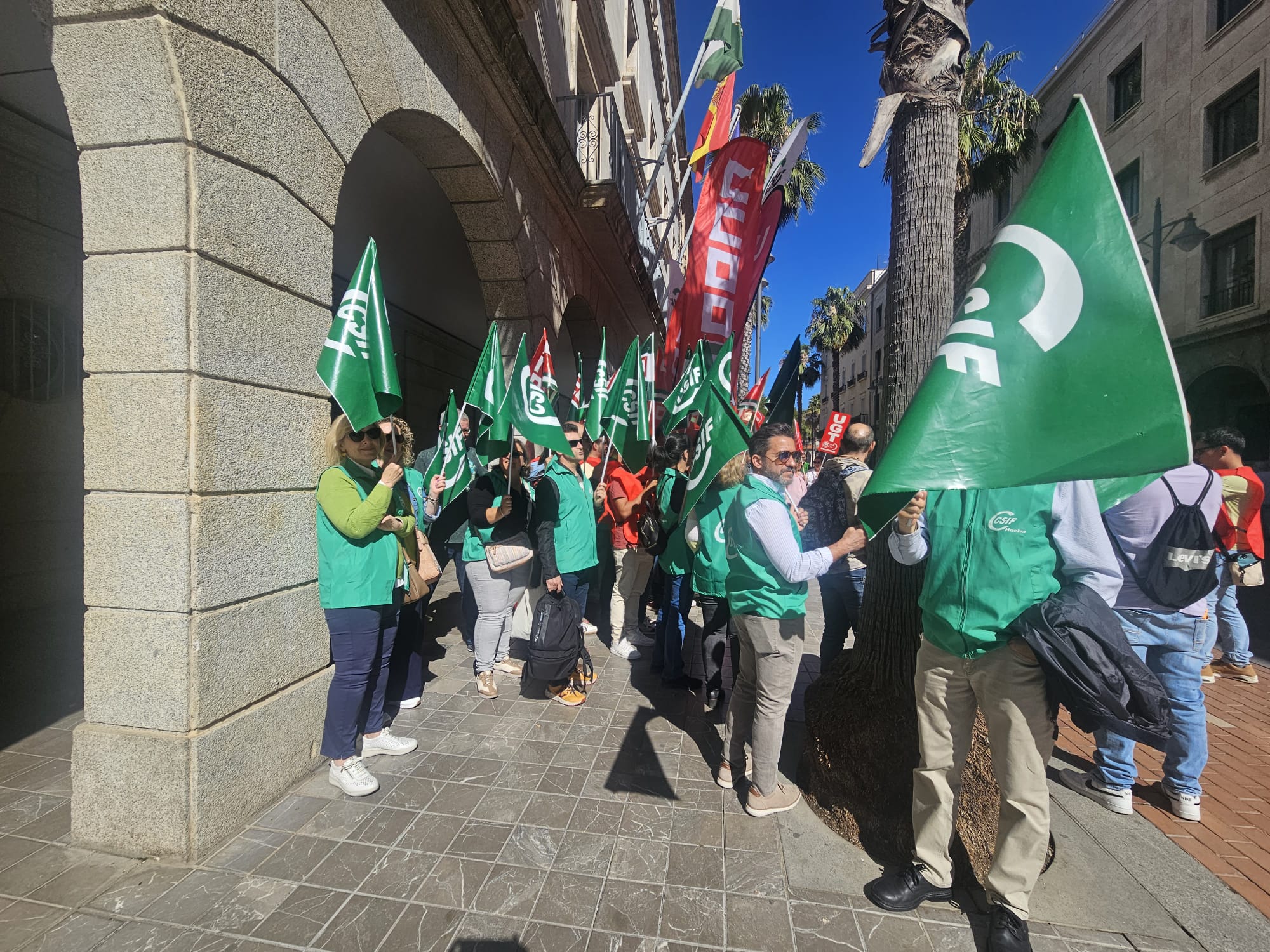 Concentración de Sanidad en Huelva
